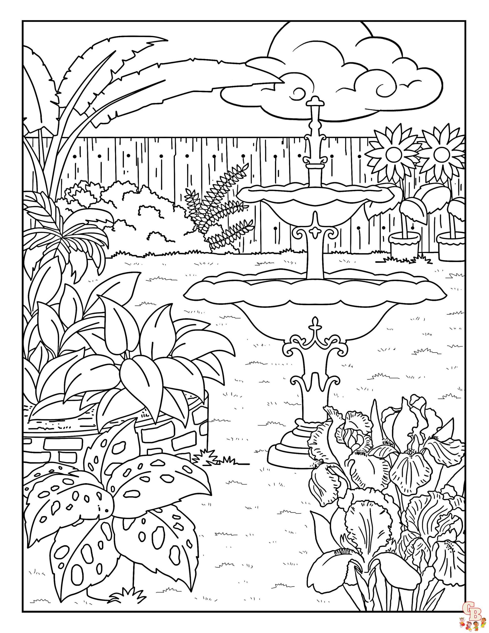 garden coloring pages 43