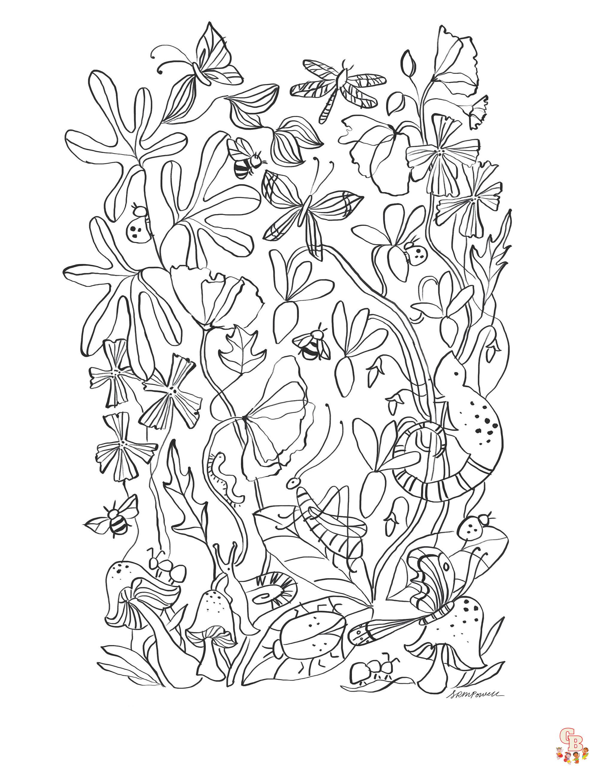garden coloring pages 8