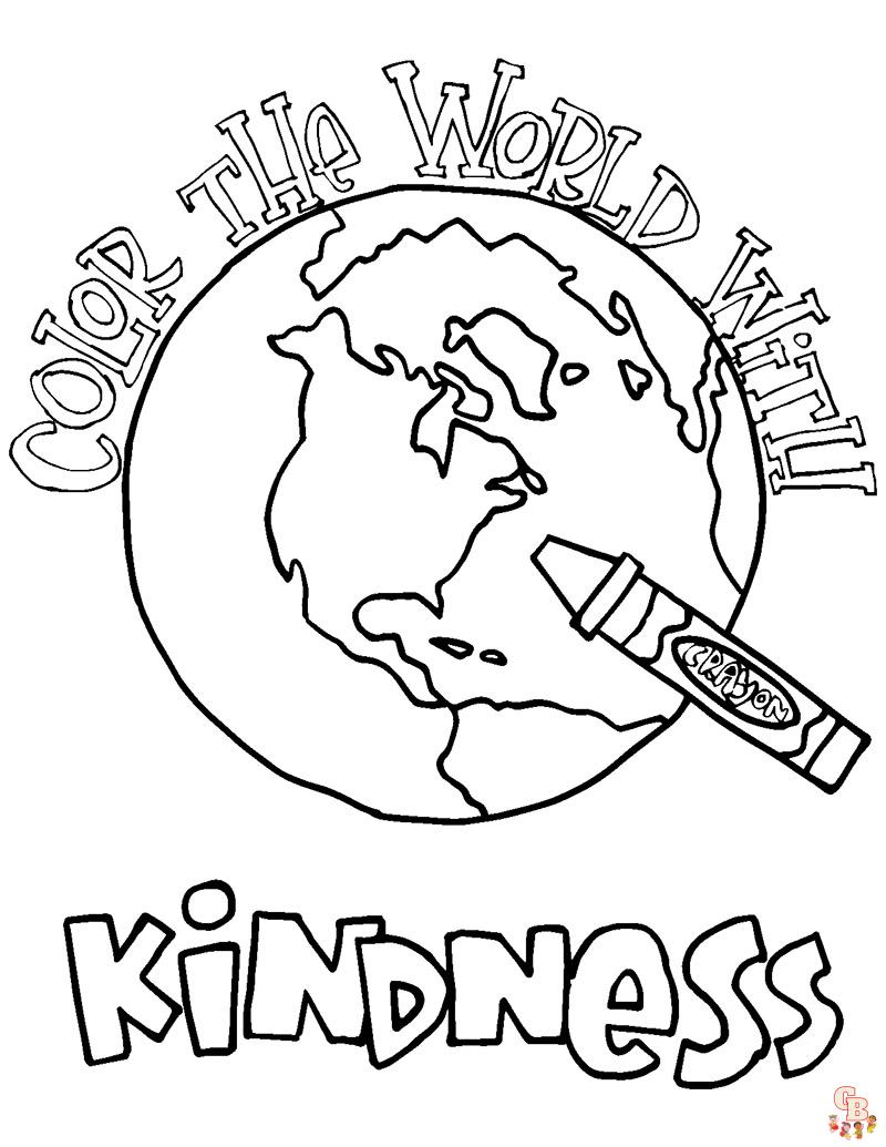 kindness coloring pages