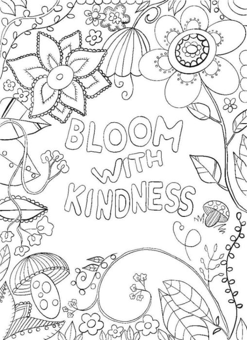 Coloring Pages to Teach Kindness to Kids