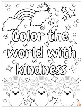 kindess coloring pages 4