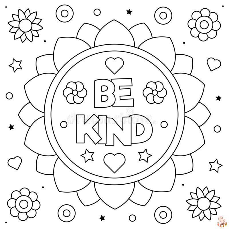 Coloring Pages to Teach Kindness to Kids