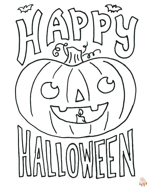 October Coloring Pages