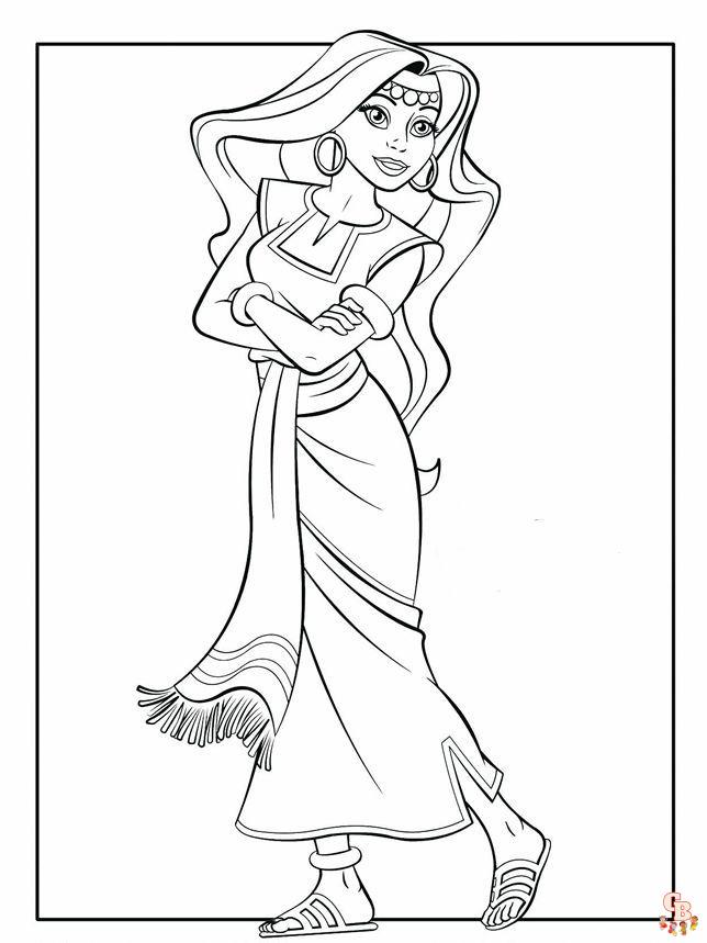 Purim Coloring Pages