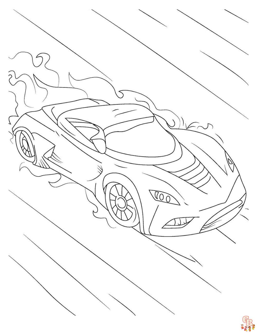 Race Car Coloring Pages Free Printable Sheets For Kids GBcoloring