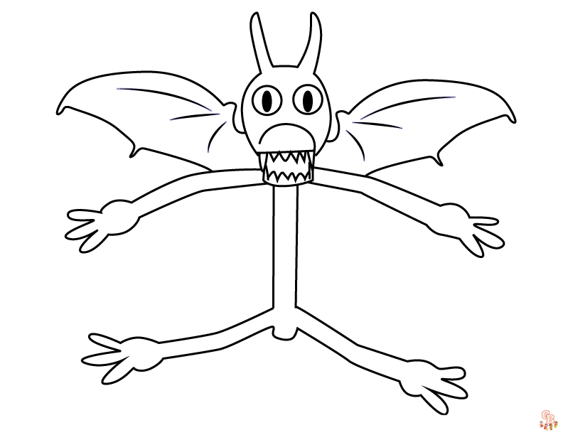 rainbow friends coloring pages 14