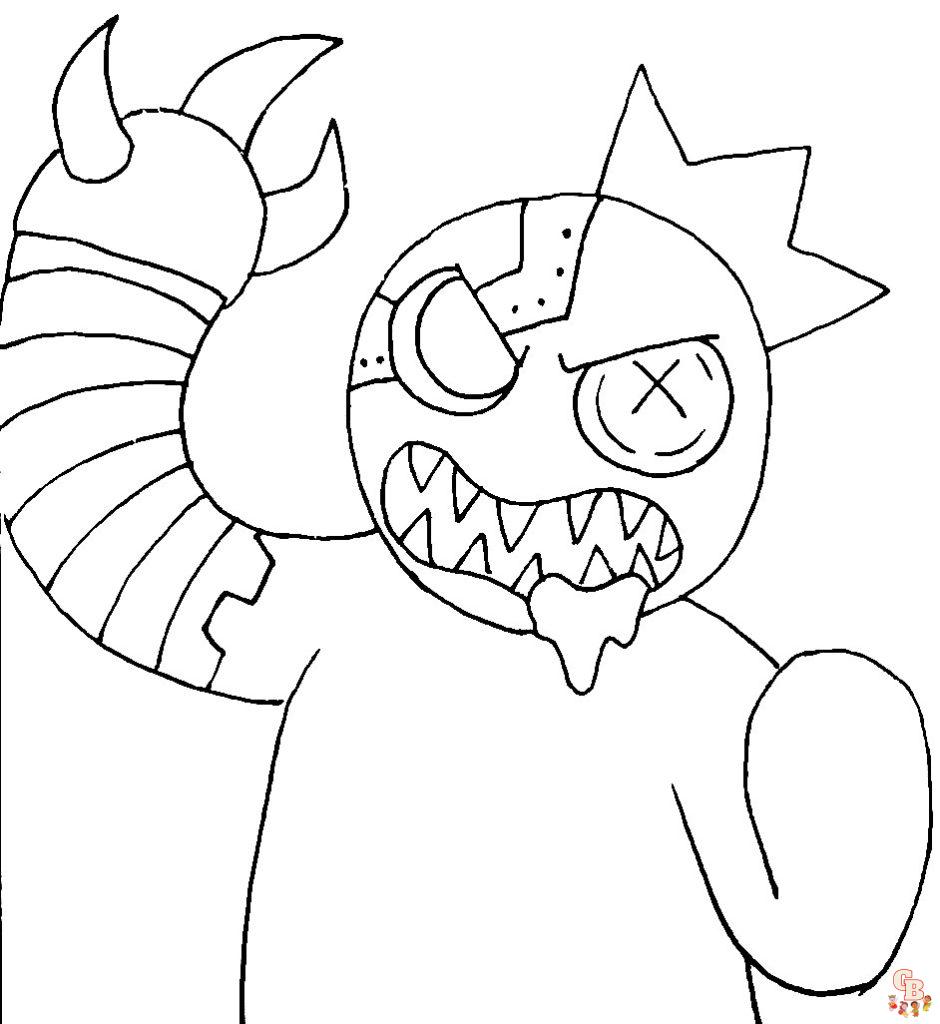 rainbow friends coloring pages 18