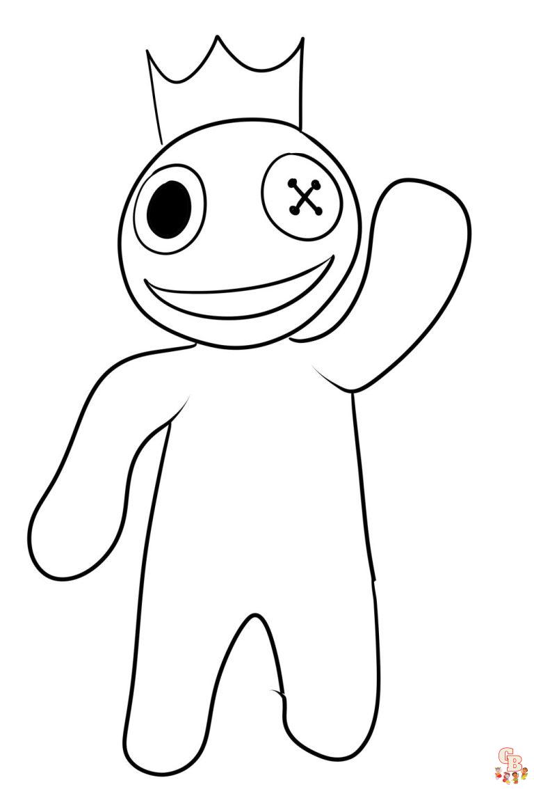 Rainbow Friends Coloring Pages - Free and Easy Printables