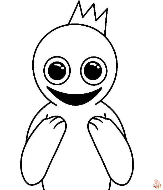rainbow friends coloring pages 45