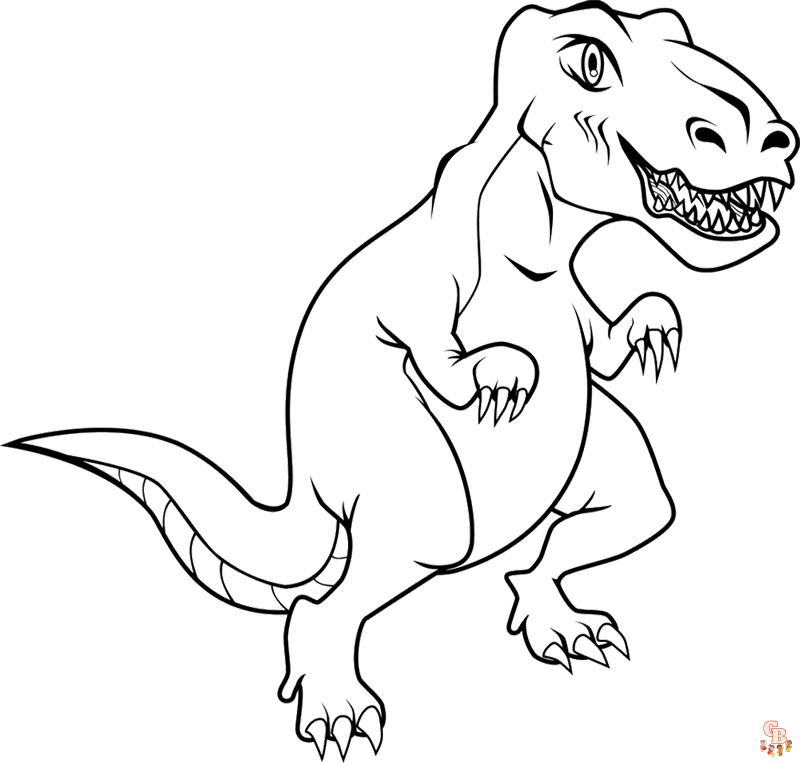 dinosaurs coloring pages t rex