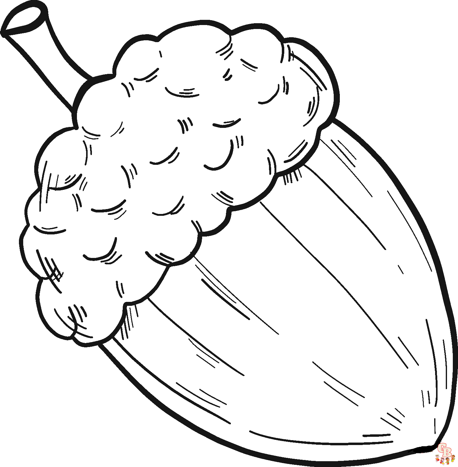 Acorn Coloring Pages 3