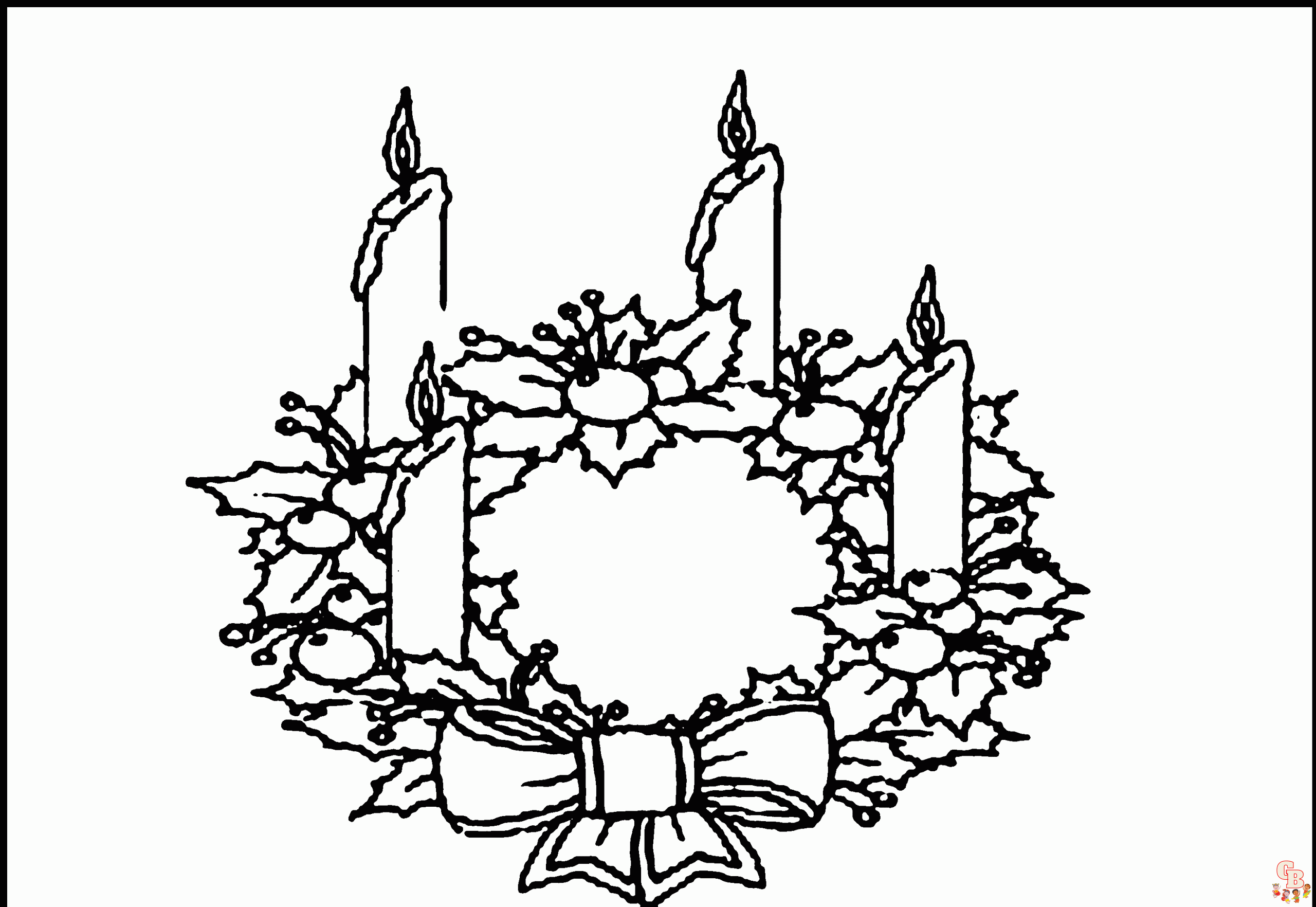Advent Coloring Pages 1