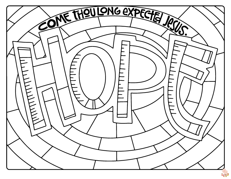 Advent Coloring Pages 2