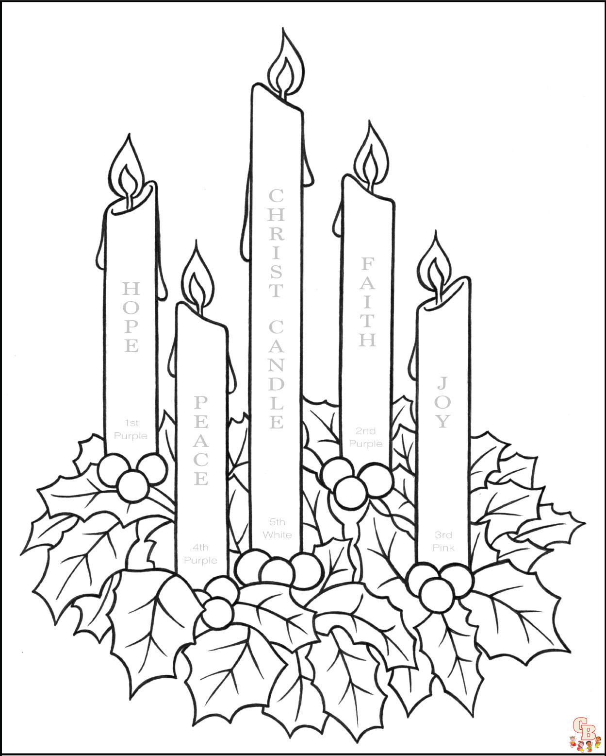 Advent Coloring Pages 3