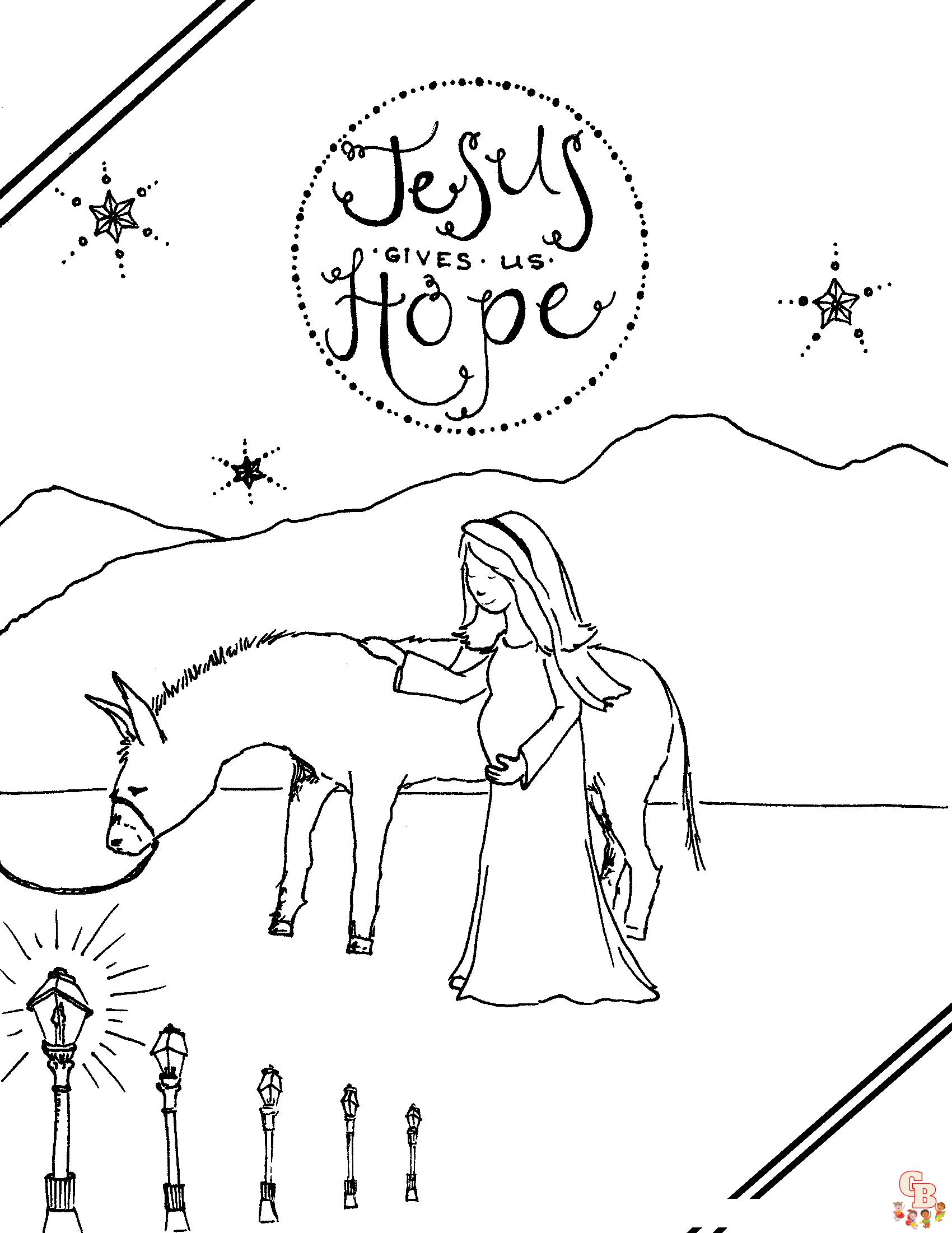 Advent Coloring Pages 4