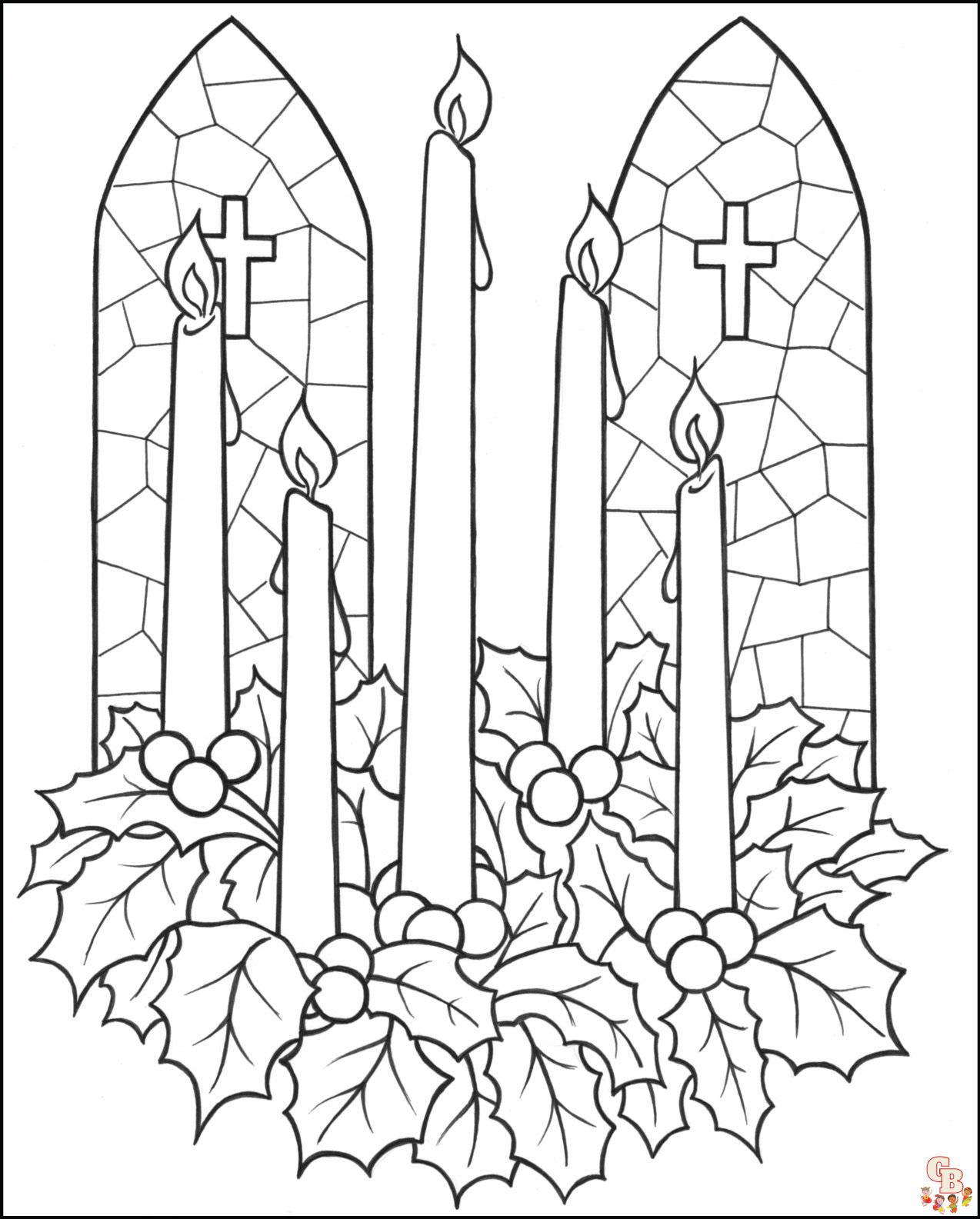 Advent Coloring Pages 6