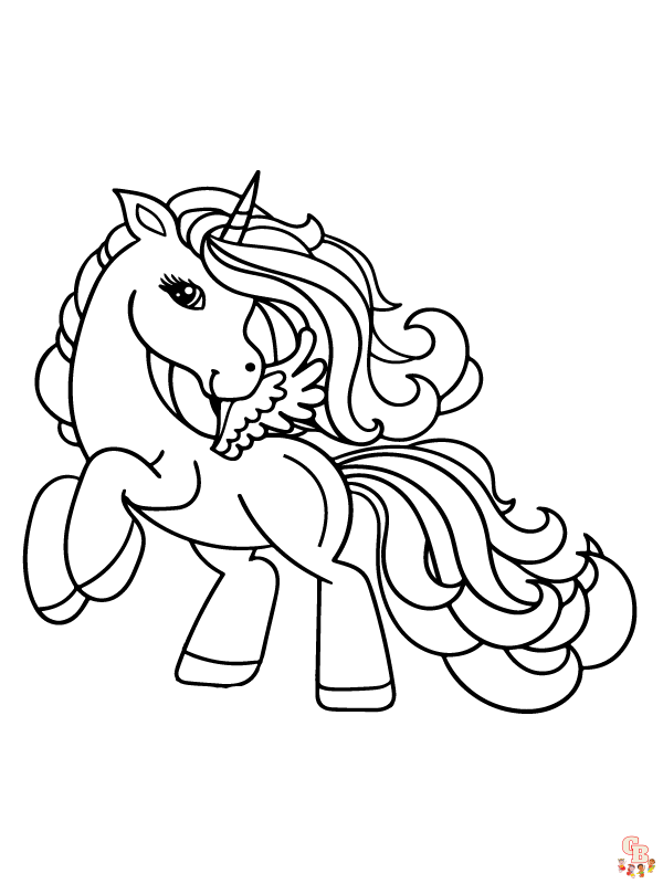 Alicorn Coloring Pages 6