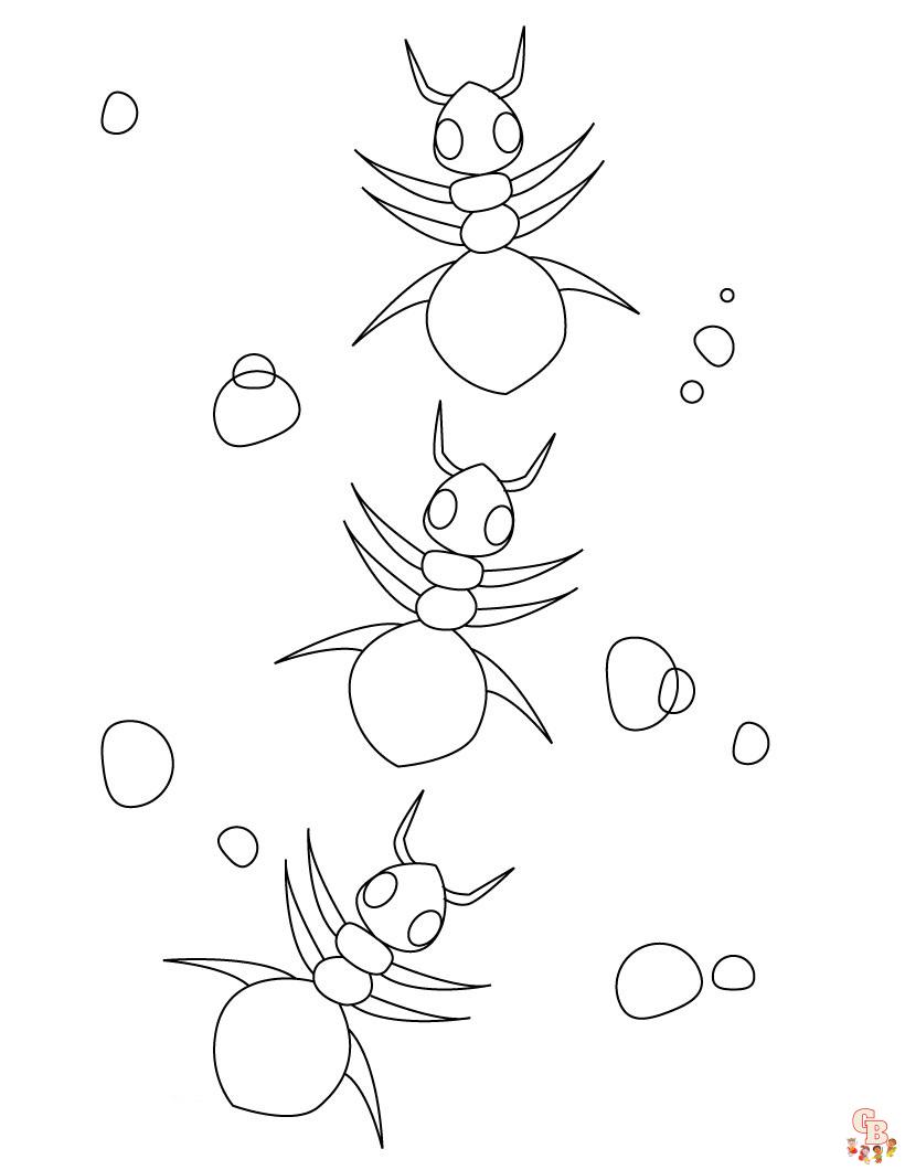 Ant Coloring Pages07