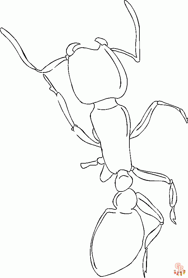 Ant Coloring Pages