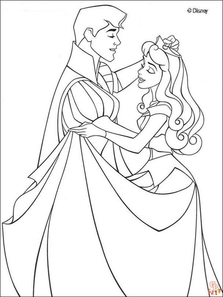 Aurora Coloring Pages 13