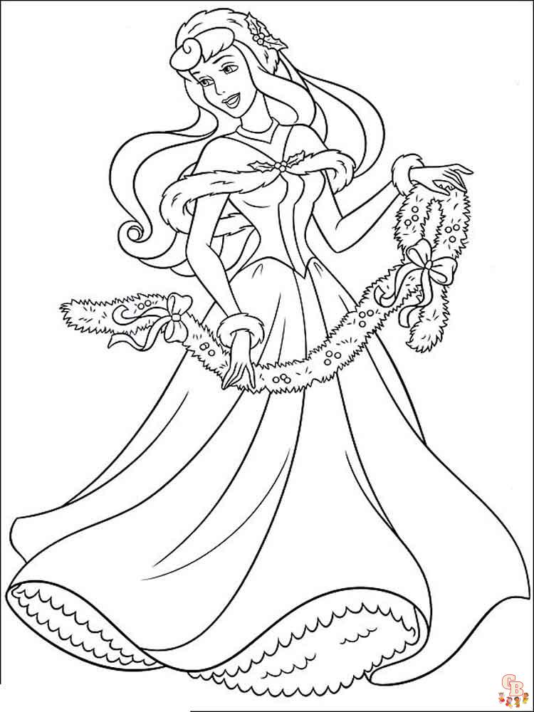 Aurora Coloring Pages 14