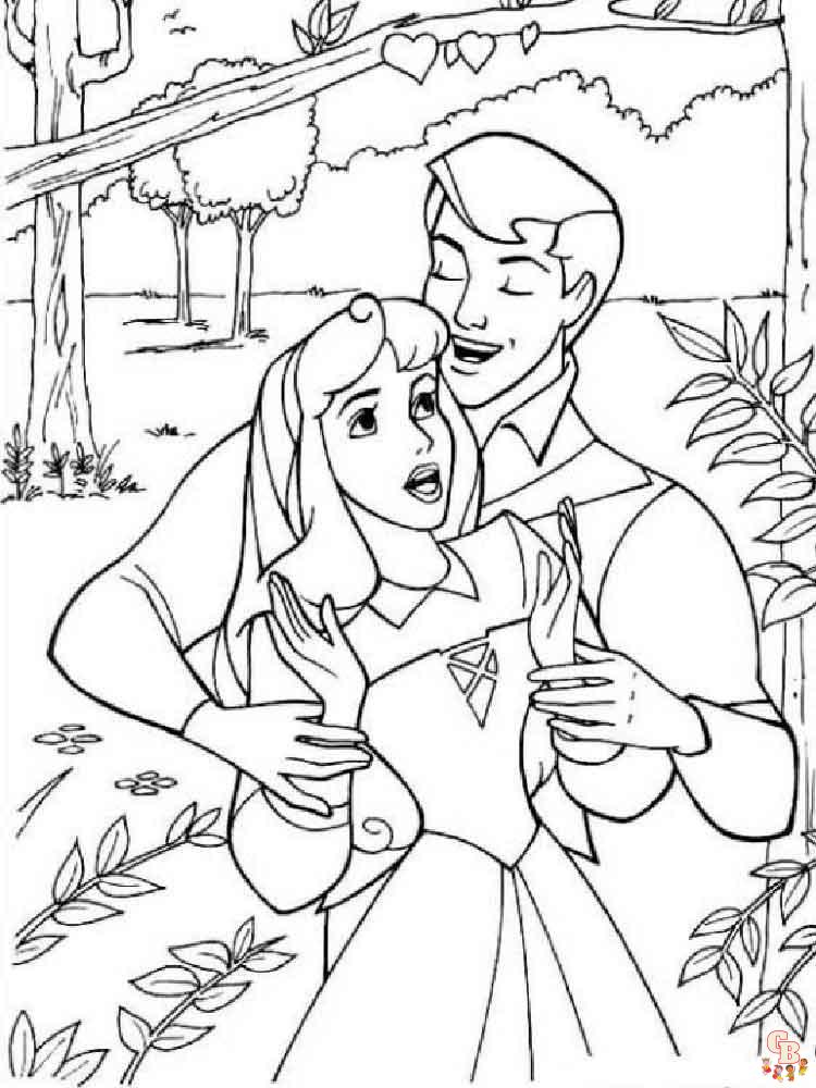 Aurora Coloring Pages 17