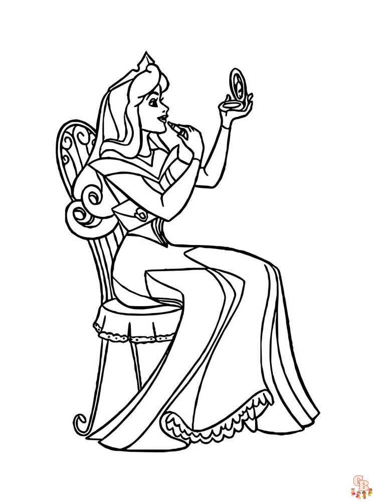Aurora Coloring Pages 18