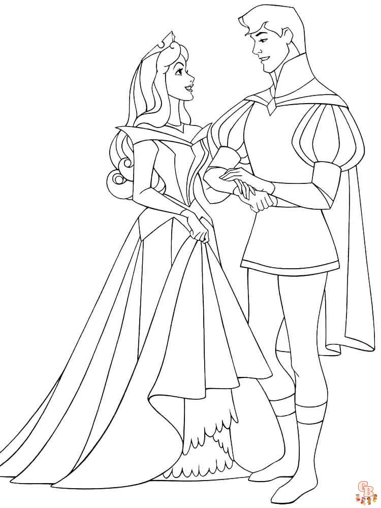 Aurora Coloring Pages 2