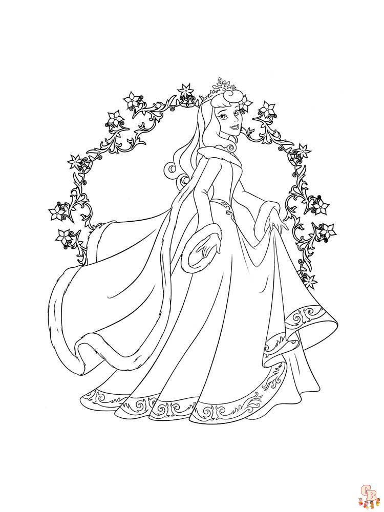 Aurora Coloring Pages 20