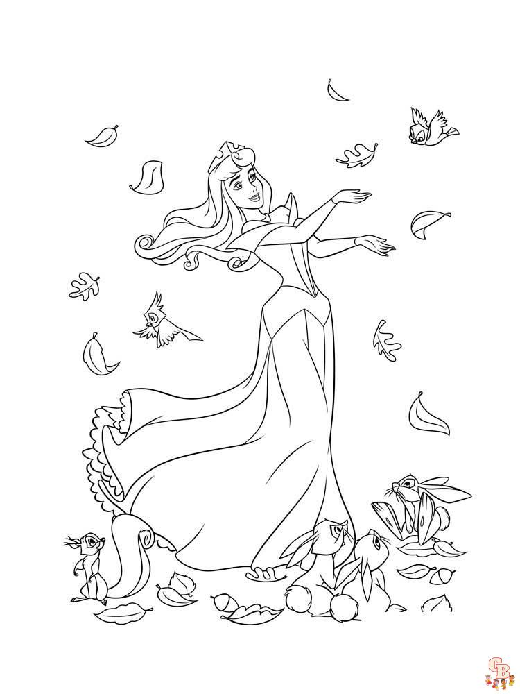 Aurora Coloring Pages 21