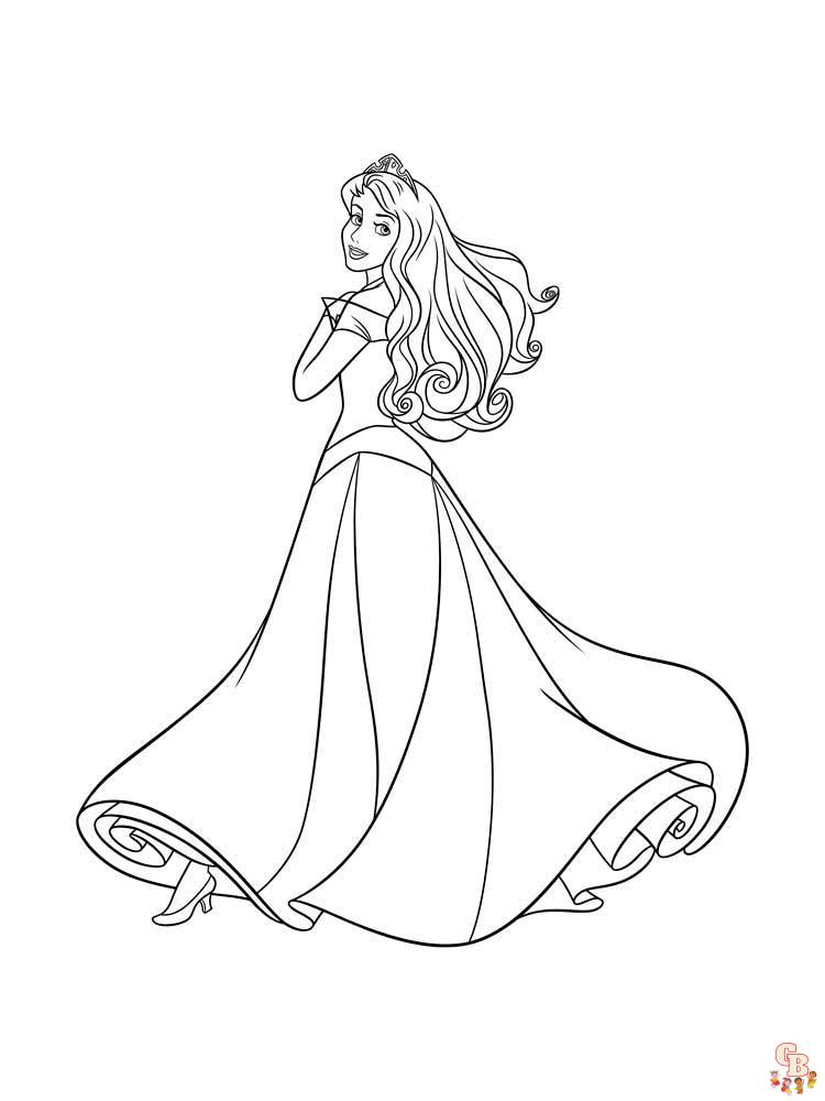 Aurora Coloring Pages 23