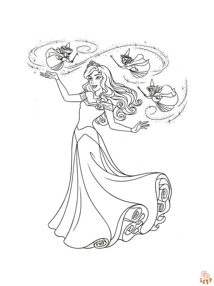 Aurora Coloring Pages 24