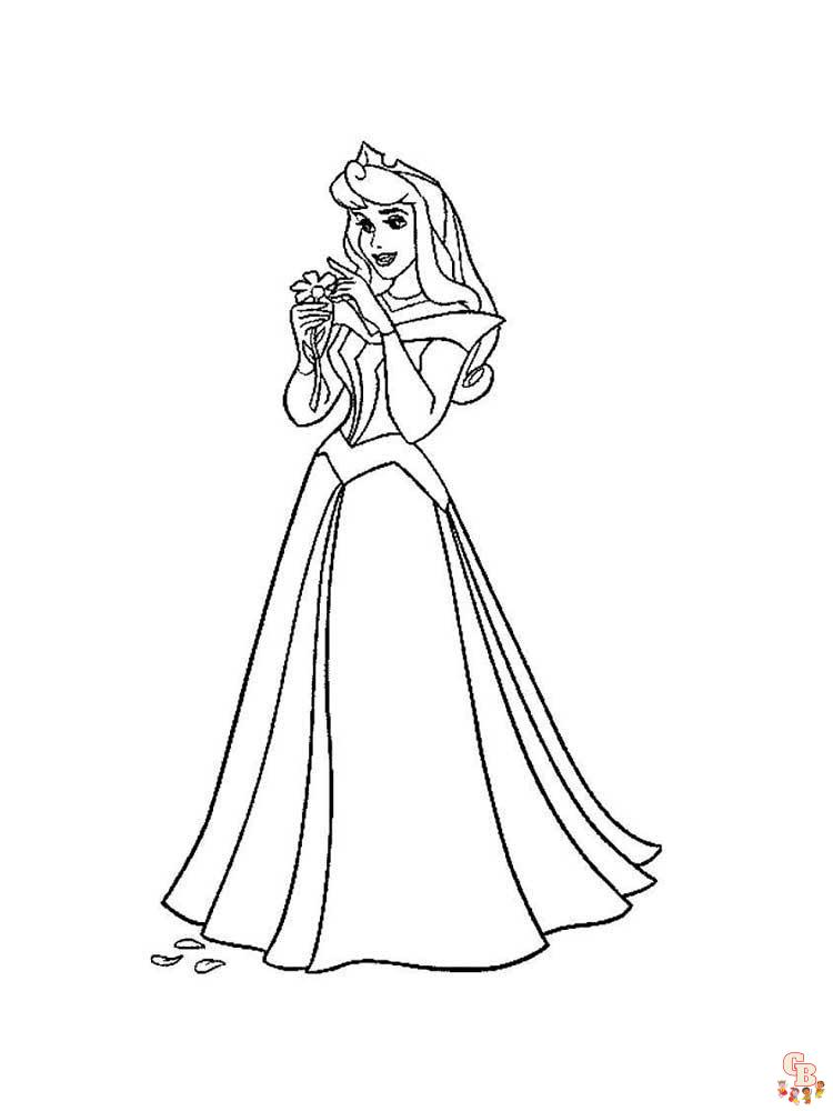 Aurora Coloring Pages 25