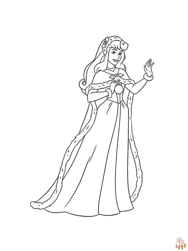 Aurora Coloring Pages 26