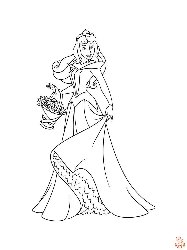 Aurora Coloring Pages 27