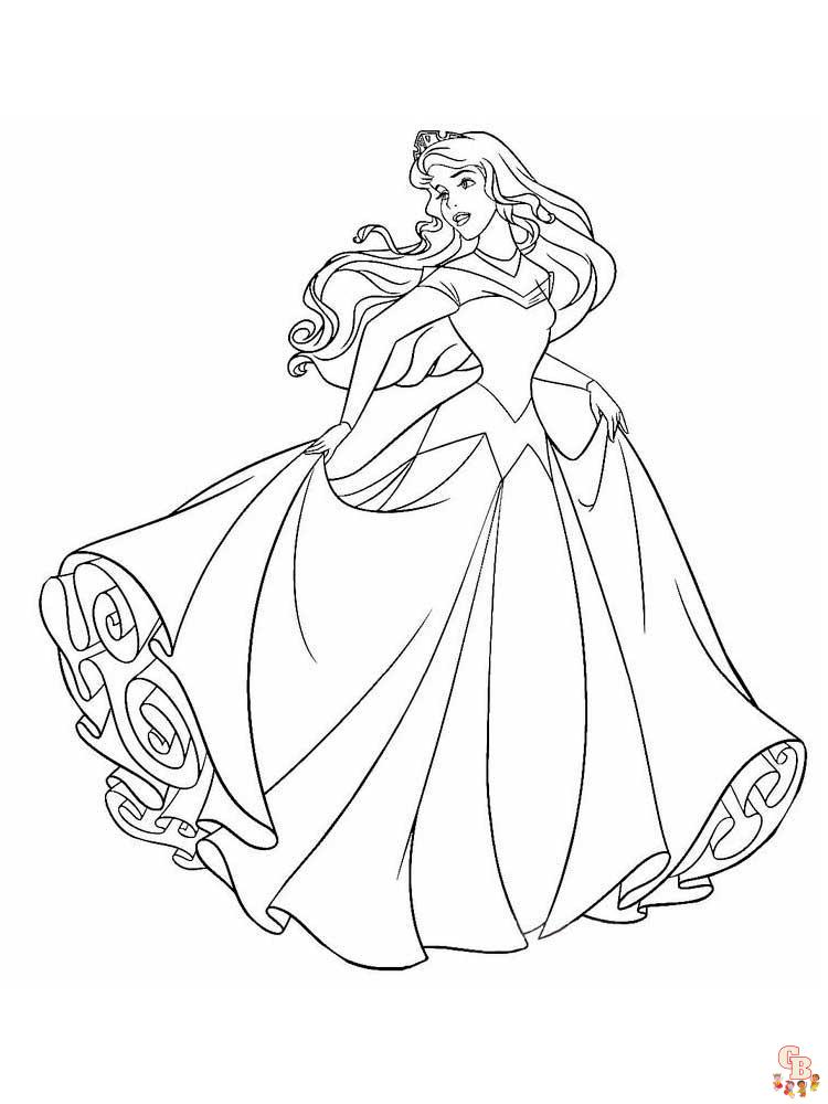 Aurora Coloring Pages 29