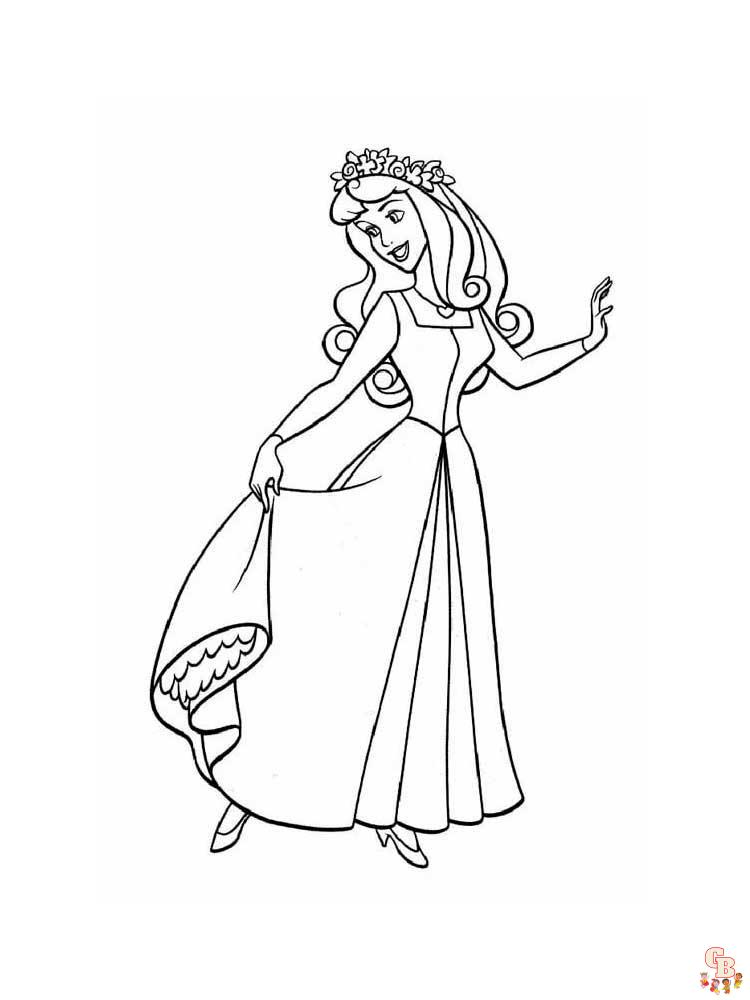 Aurora Coloring Pages 30