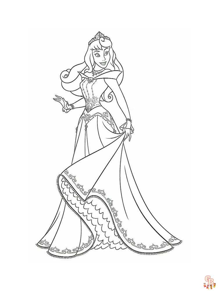 Aurora Coloring Pages 31
