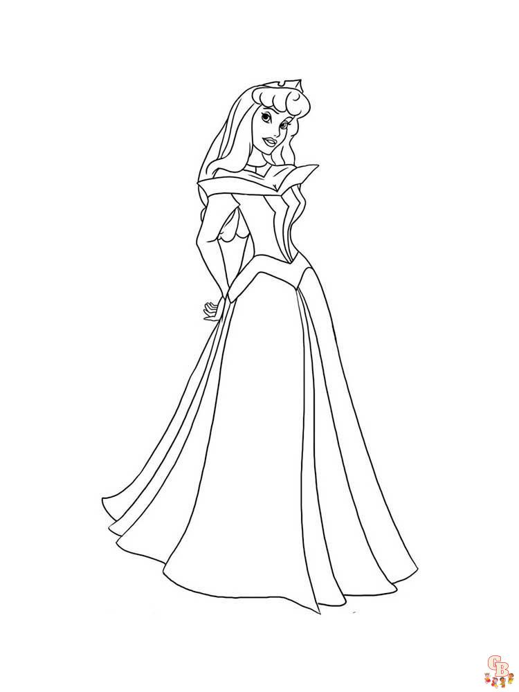 Aurora Coloring Pages 32