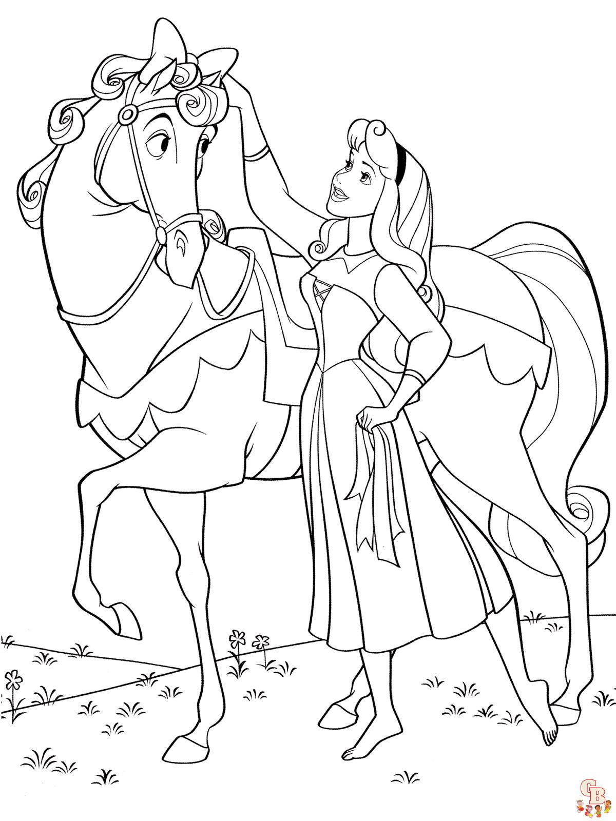 Aurora Coloring Pages 34