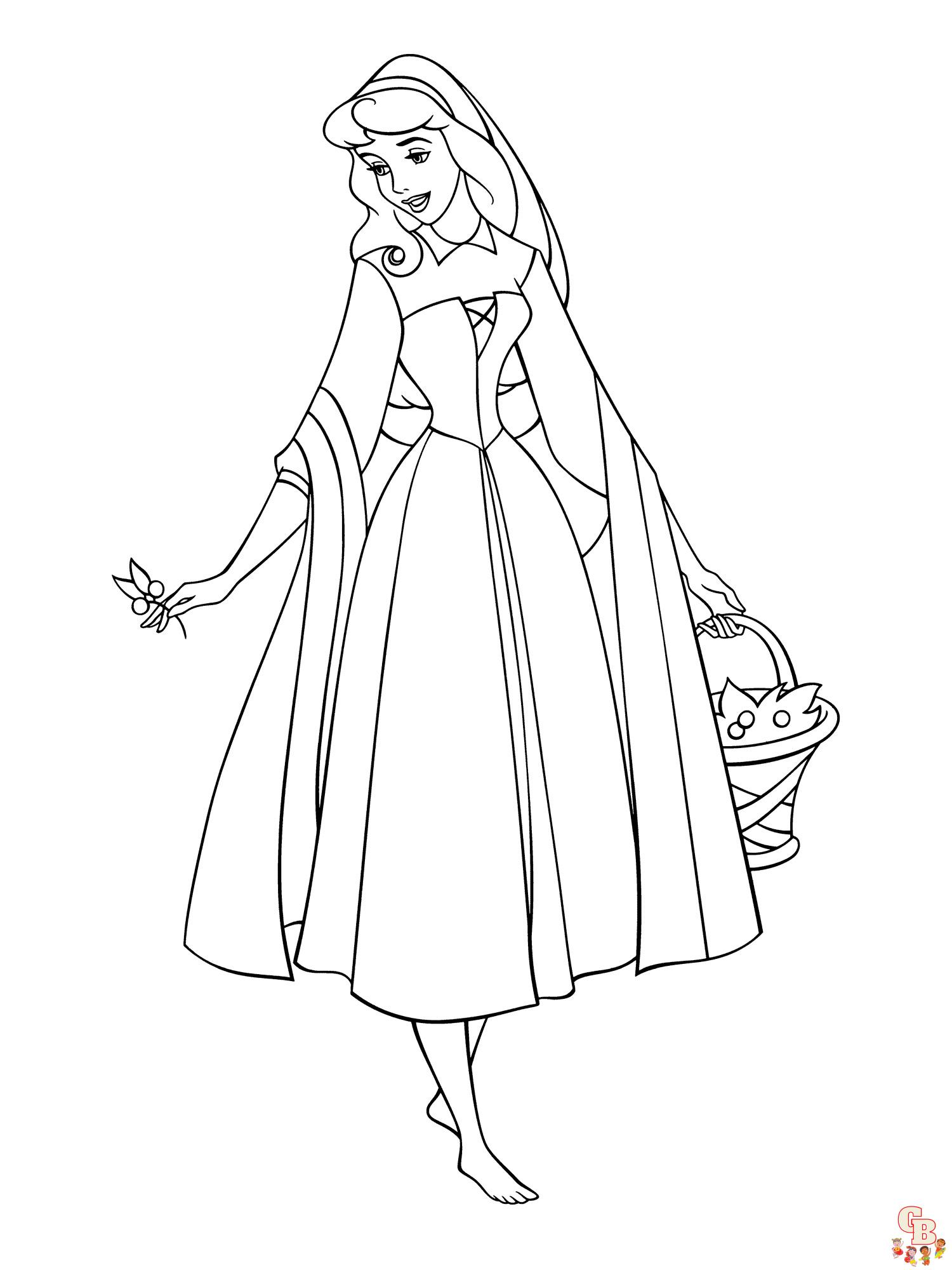 Aurora Coloring Pages 39