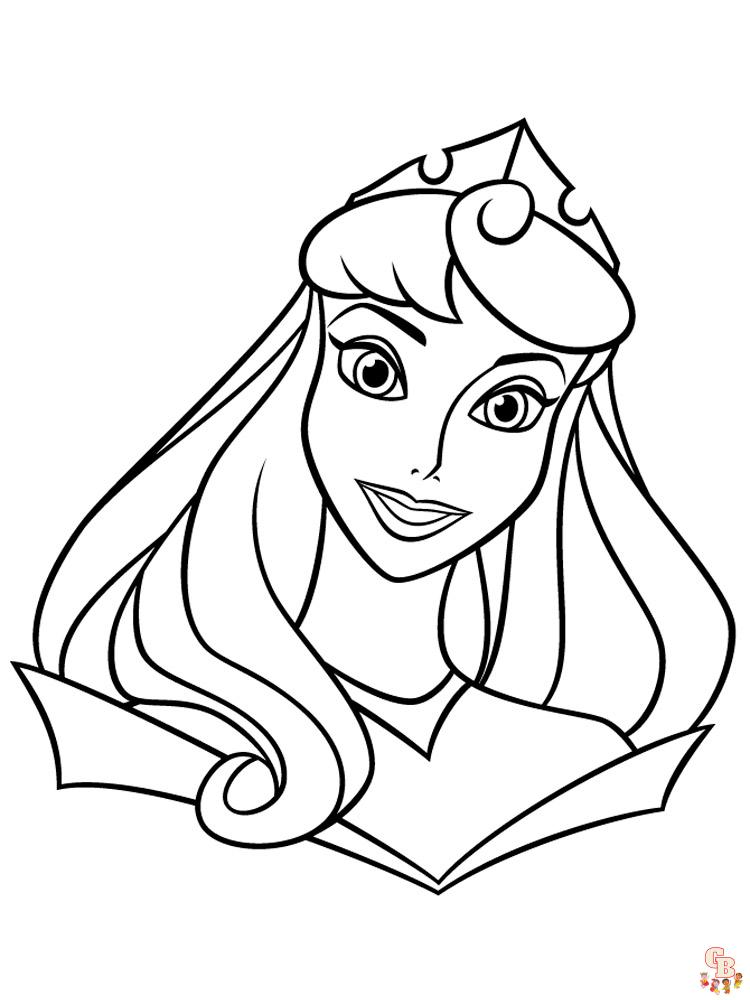 Aurora Coloring Pages 40