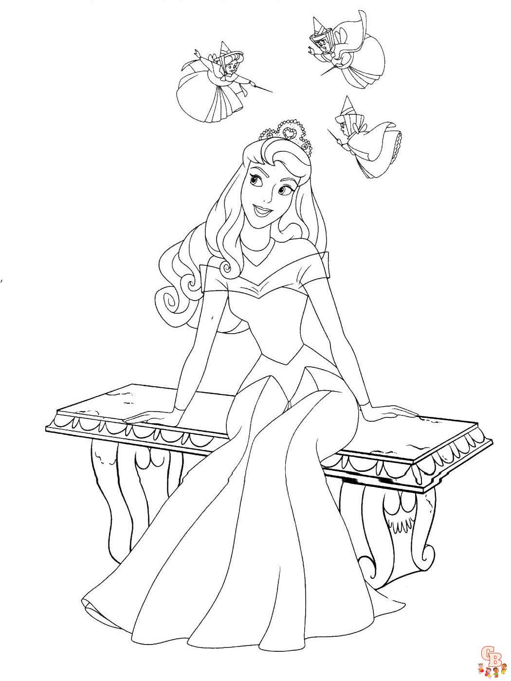 Aurora Coloring Pages 41