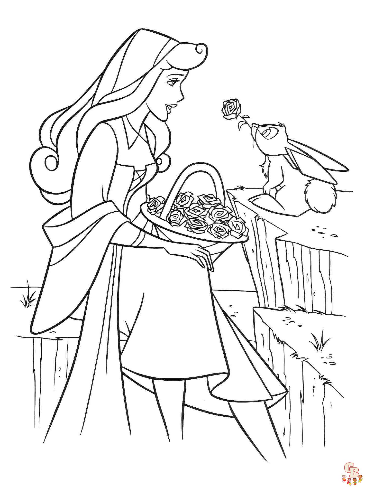 Aurora Coloring Pages 42