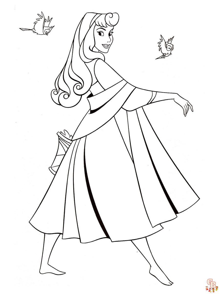 Aurora Coloring Pages 43
