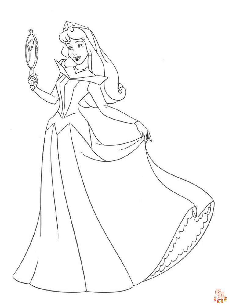 Aurora Coloring Pages 46