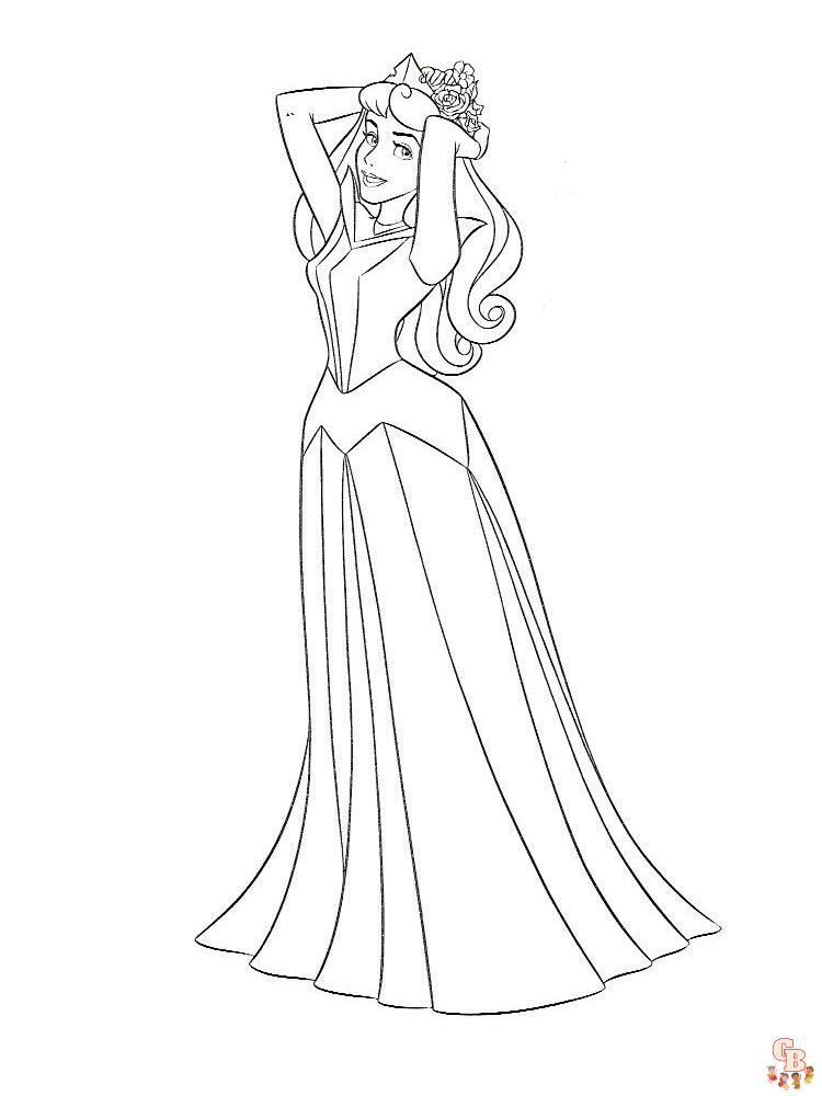 Aurora Coloring Pages 47