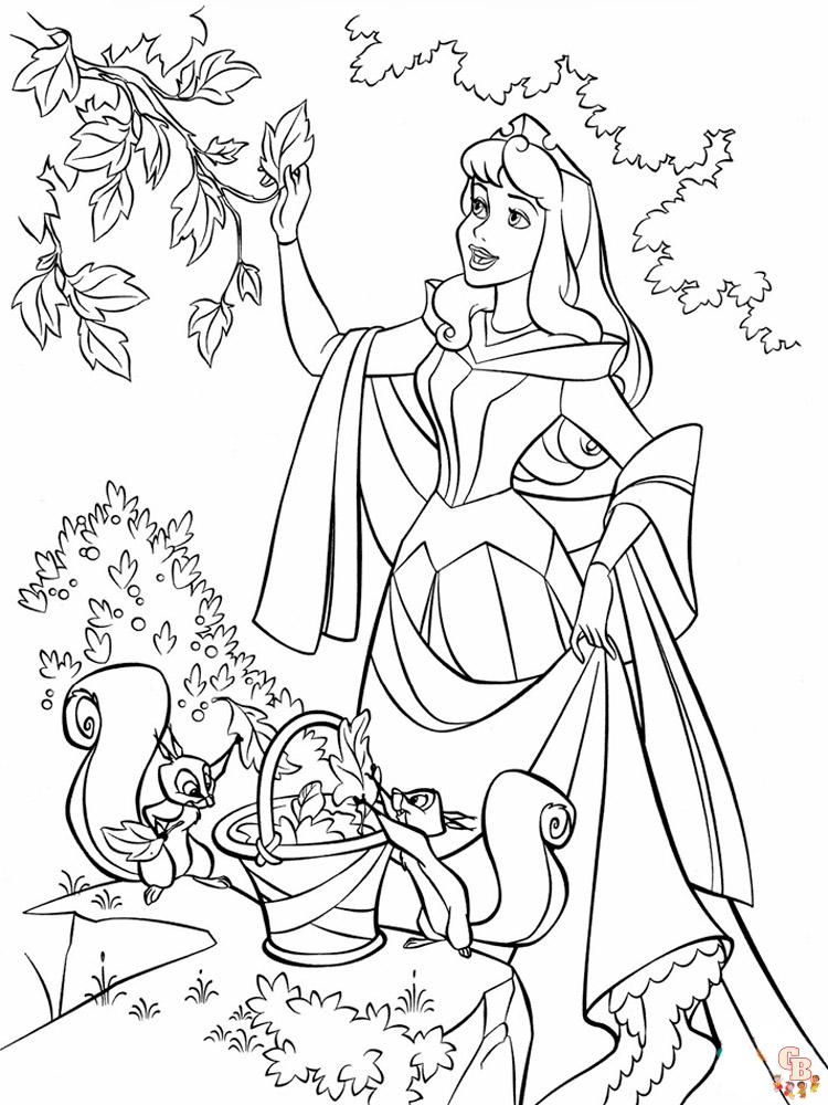 Aurora Coloring Pages 48