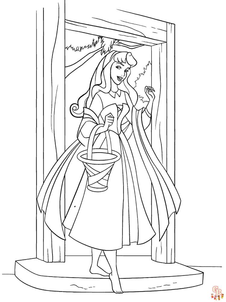 Aurora Coloring Pages 49