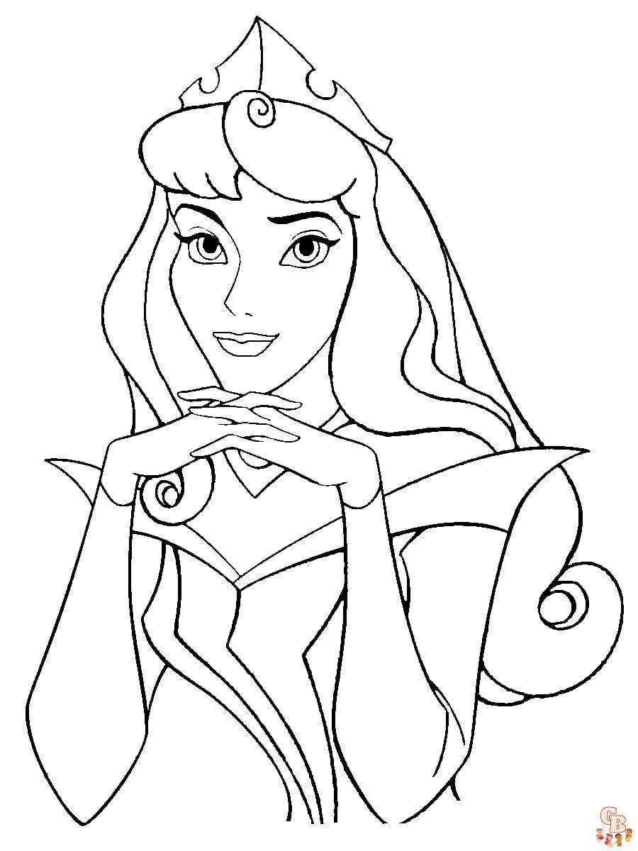 Aurora Coloring Pages 51